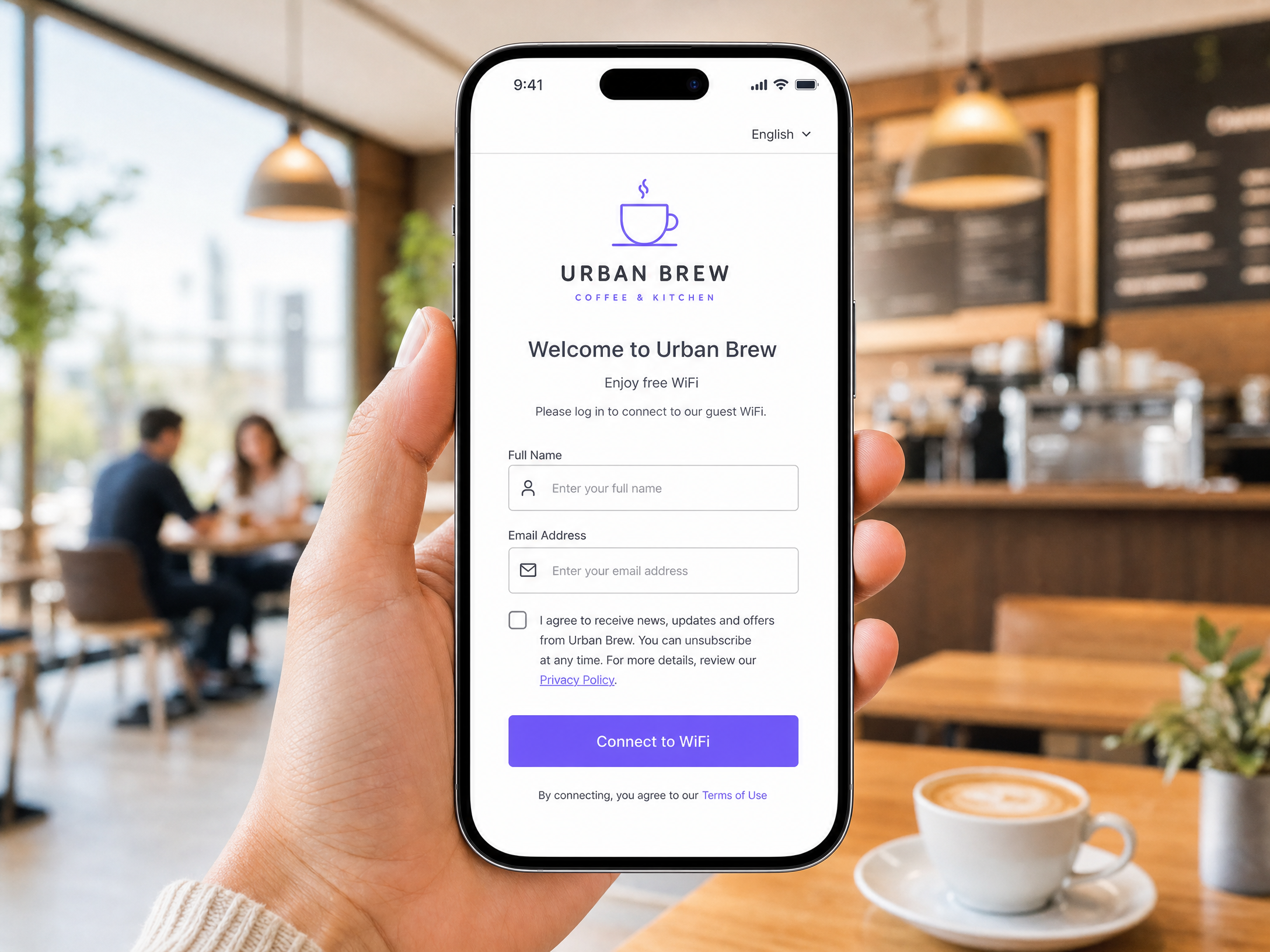 Wifi login capture