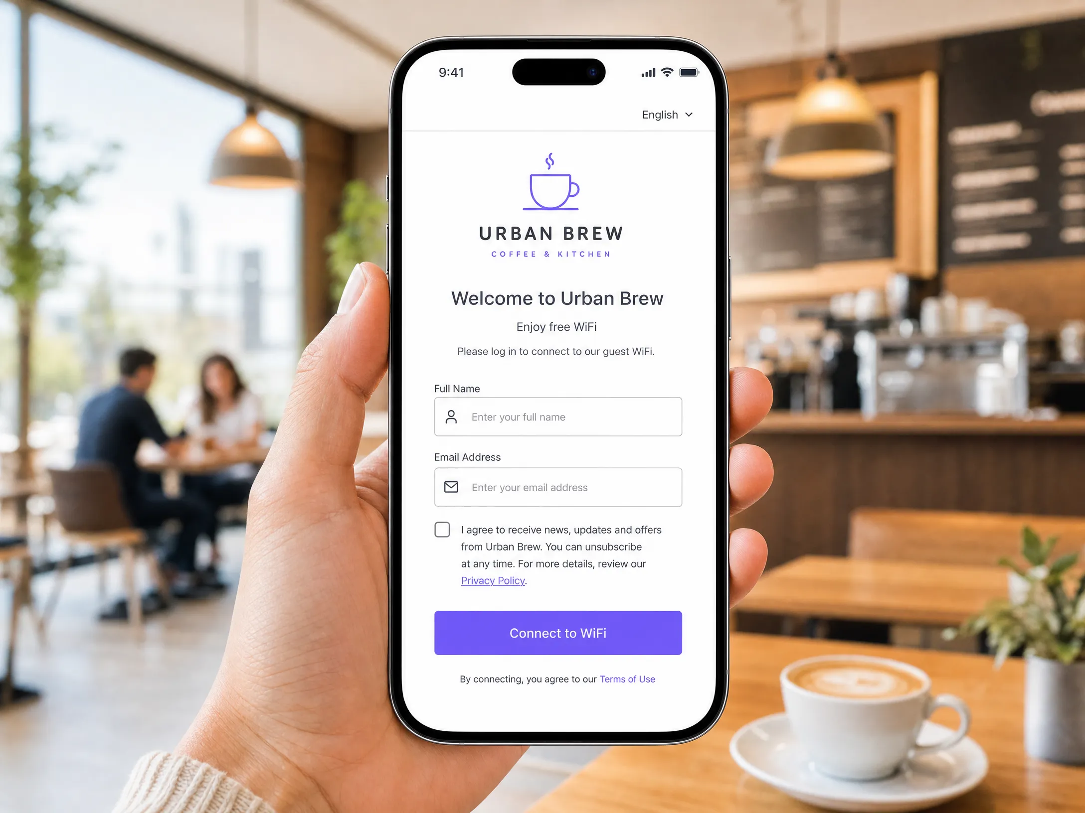 Wifi login capture